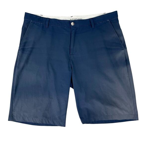 Adidas Short Mens 40 Navy Blue Flex Waistband Performance Flat Front Golf *READ - Picture 1 of 12